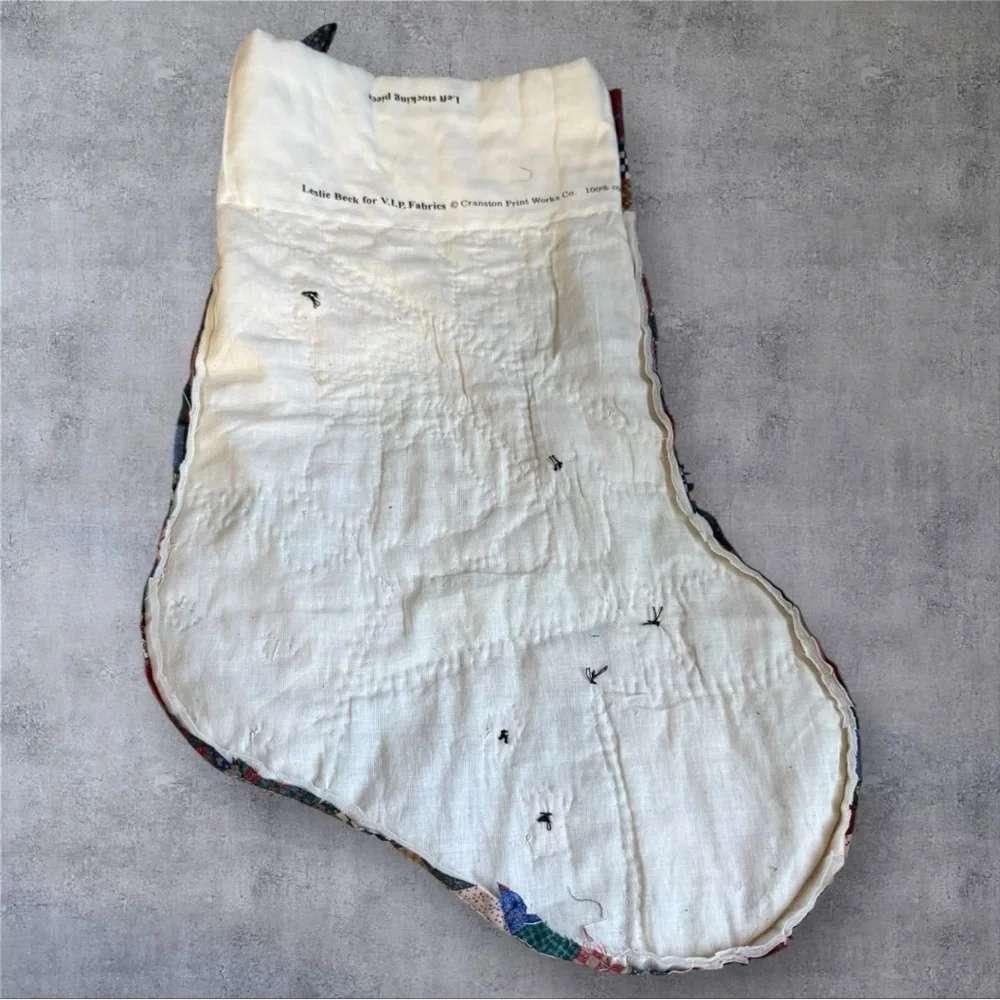 Vintage Handmade Stocking - Picture 3 of 4
